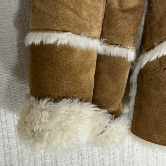 XOXO Suede Sherpa Lined Jacket - Size Medium - Picture 11 of 16